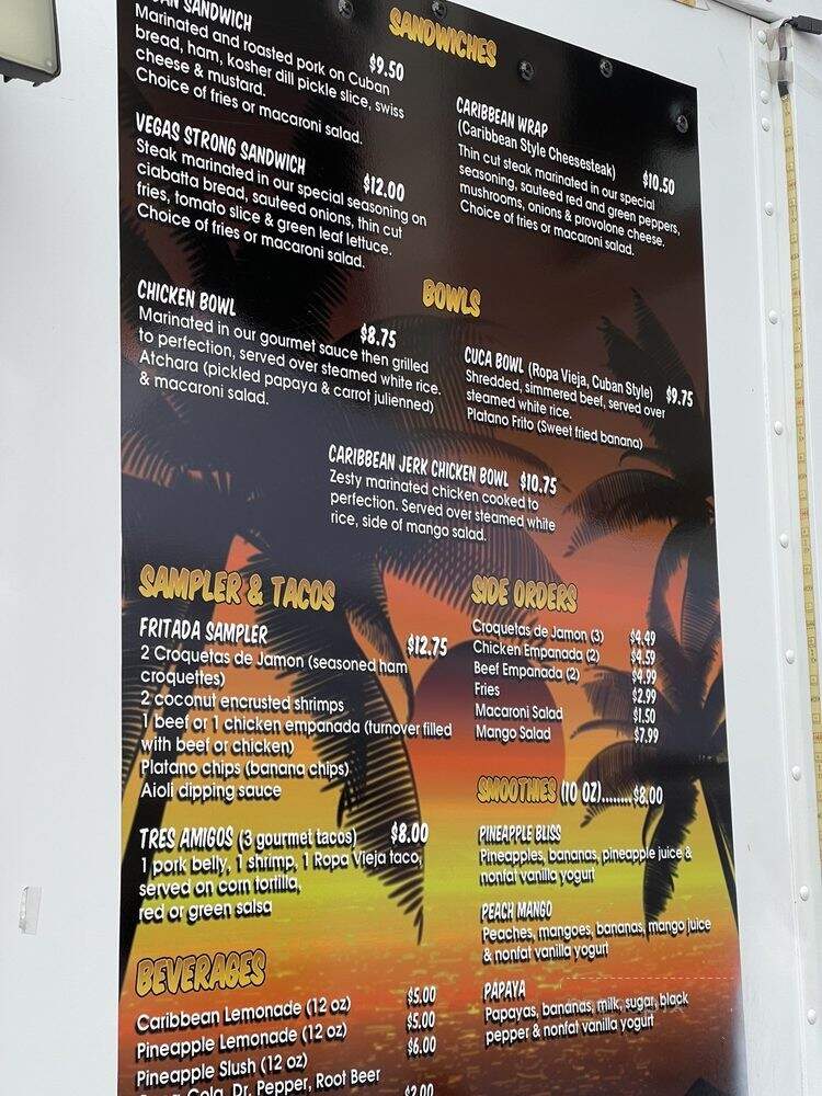 Caribbean Flavor Food Truck - Las Vegas, NV menu_pic