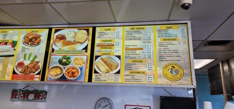 Carlito's Chicken - Oceanside, CA menu_pic