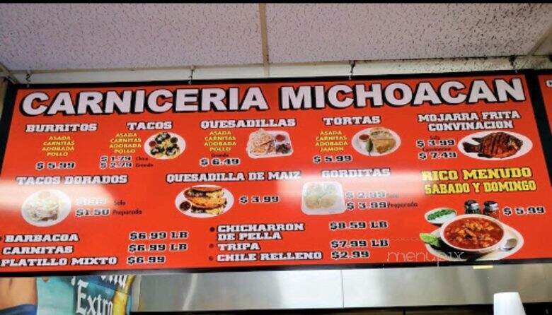 Carniceria Michoacan - Phoenix, AZ menu_pic