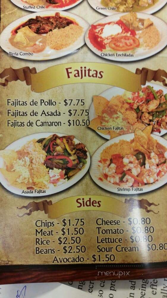Carnitas Michocanas - Reseda, CA menu_pic