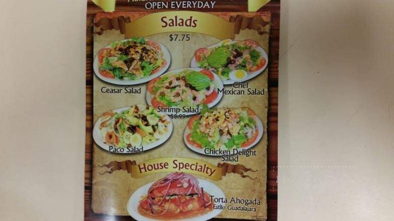 Carnitas Michocanas - Reseda, CA menu_pic
