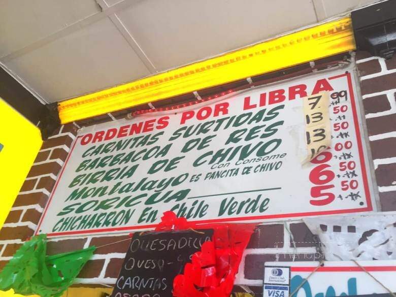 Carnitas Uruapan - Anaheim, CA menu_pic