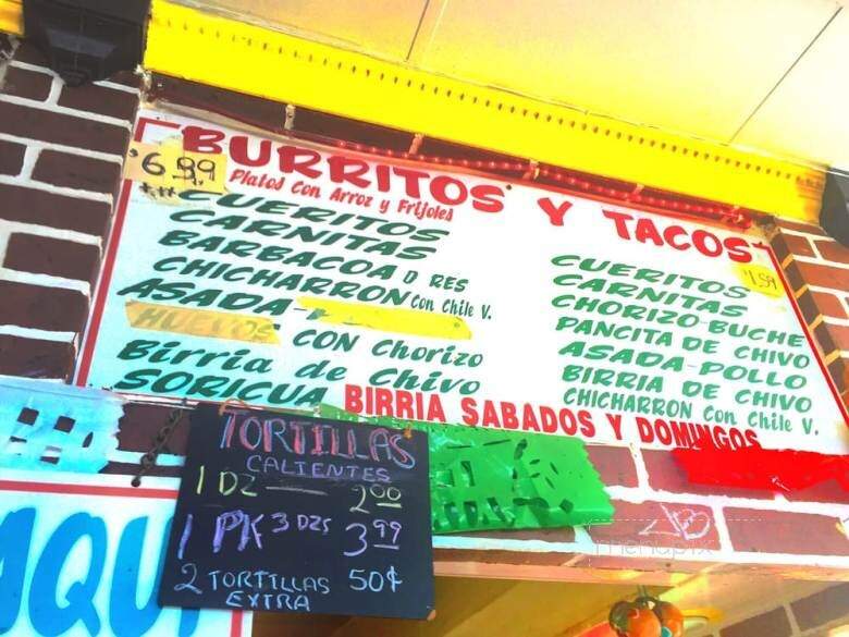 Carnitas Uruapan - Anaheim, CA menu_pic