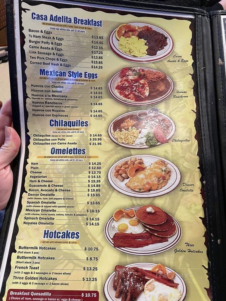 Casa Adelida - Hawaiian Gardens, CA menu_pic