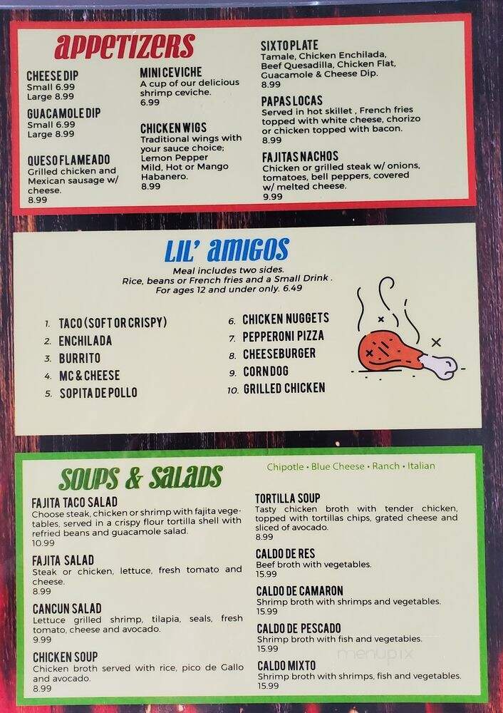 Casa Amigos Mexican Grill - Tulsa, OK menu_pic