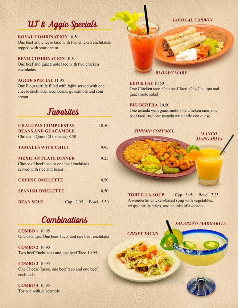 Casa Dominguez Bellaire - Bellaire, TX menu_pic