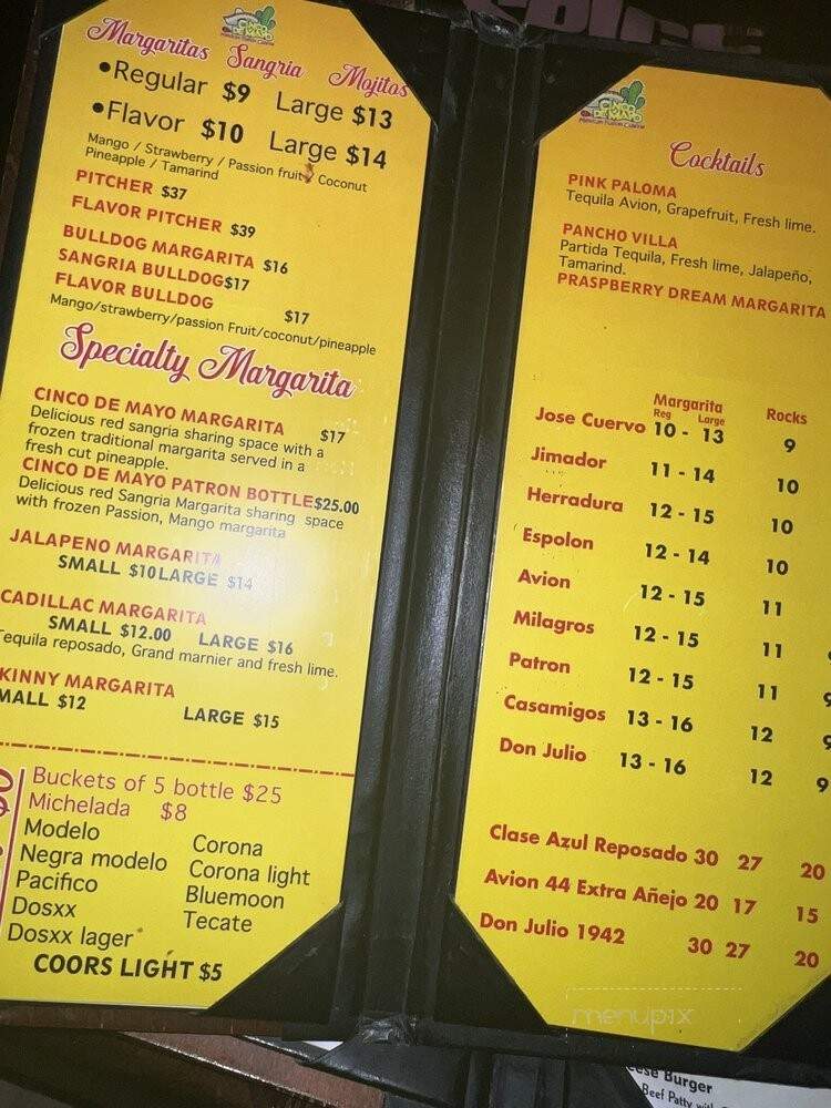 Casa Frida Mexican Fusion - North Haledon, NJ menu_pic