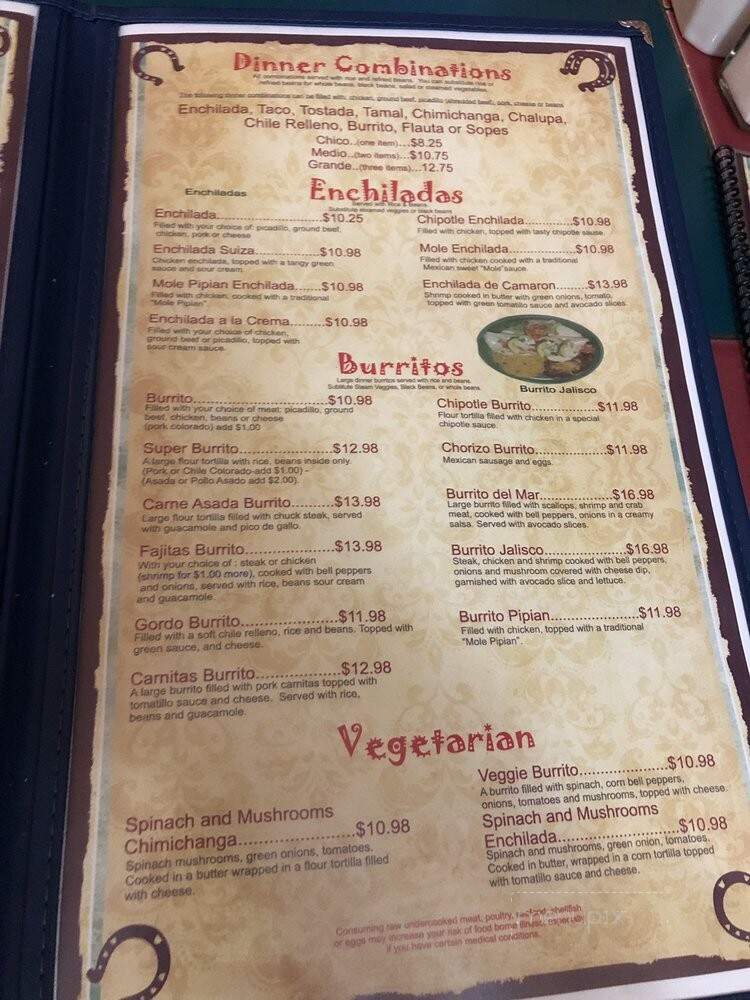 Casa Herradura Mexican Restaurant - Wenatchee, WA menu_pic
