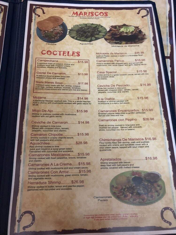 Casa Herradura Mexican Restaurant - Wenatchee, WA menu_pic