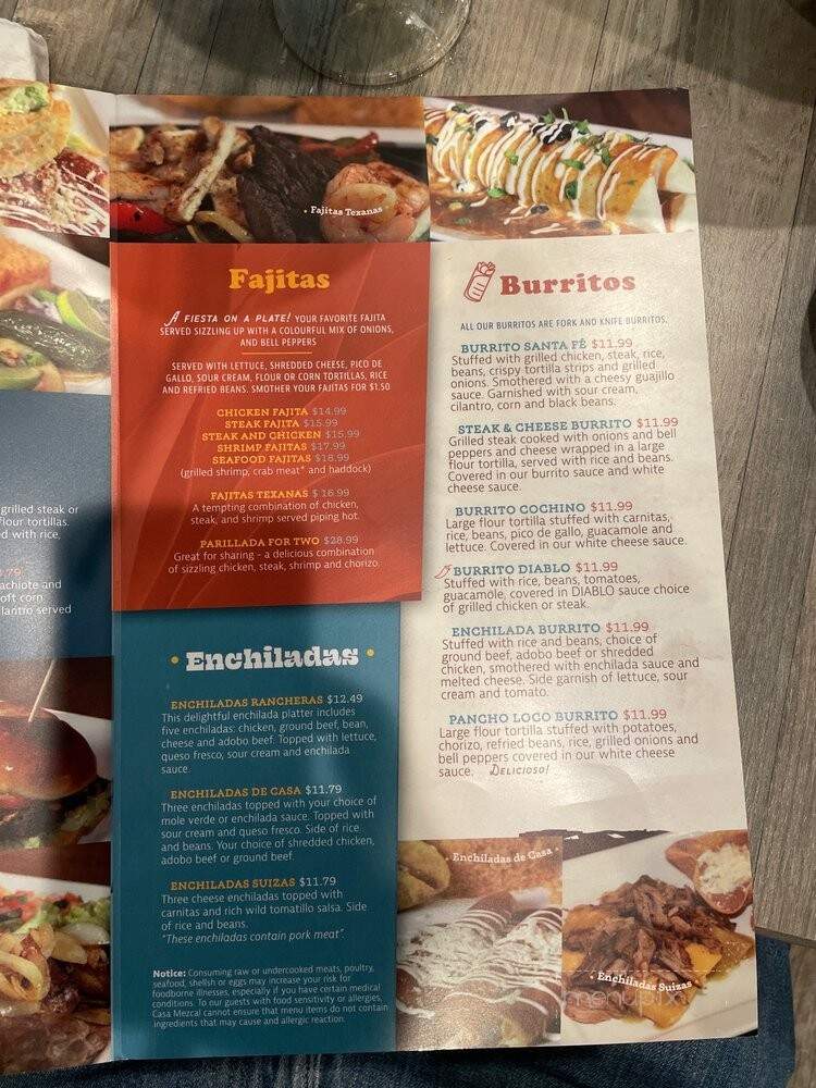 Casa Mezcal Flavors of Mexico - Bath, NY menu_pic