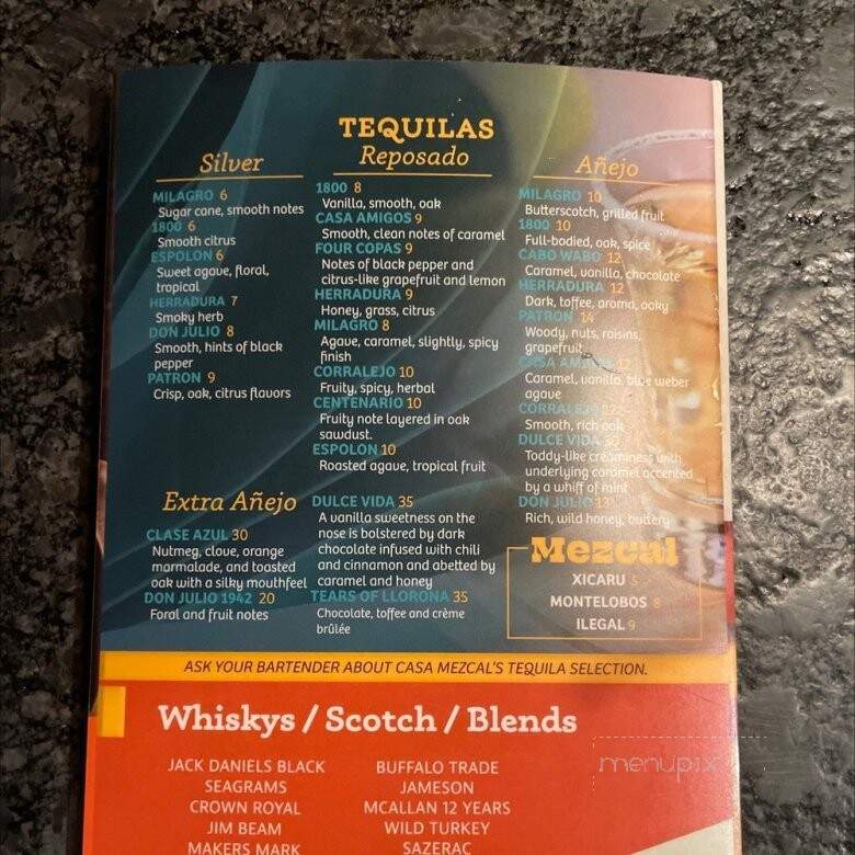 Casa Mezcal Flavors of Mexico - Bath, NY menu_pic