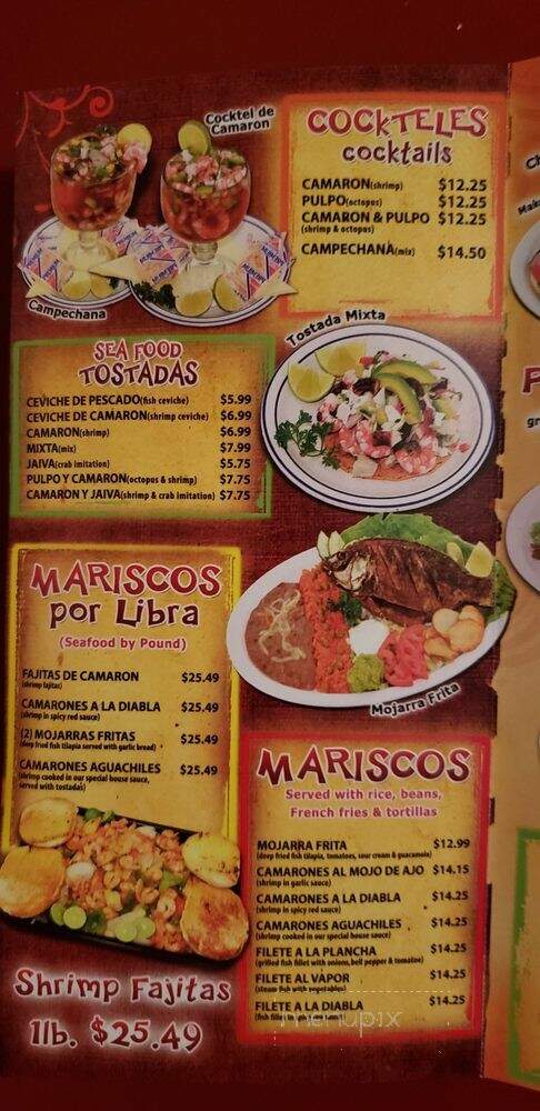 Casa Perez - Long Beach, CA menu_pic