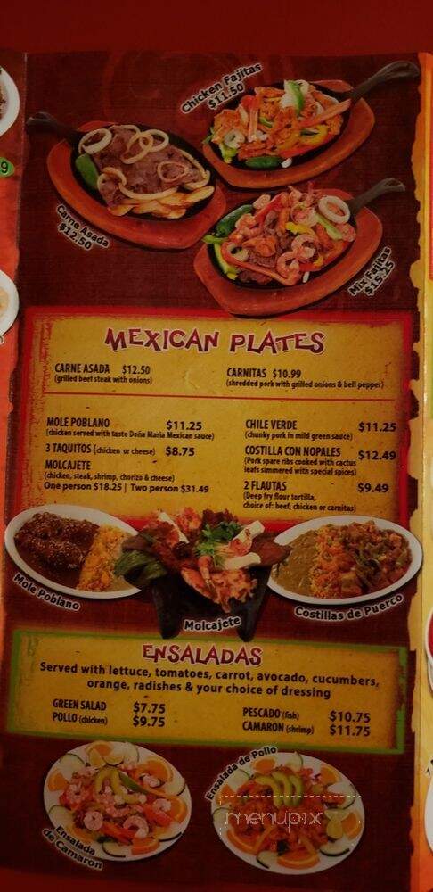 Casa Perez - Long Beach, CA menu_pic