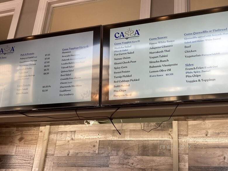 Cassa Kitchen & Catering - Cleveland, OH menu_pic