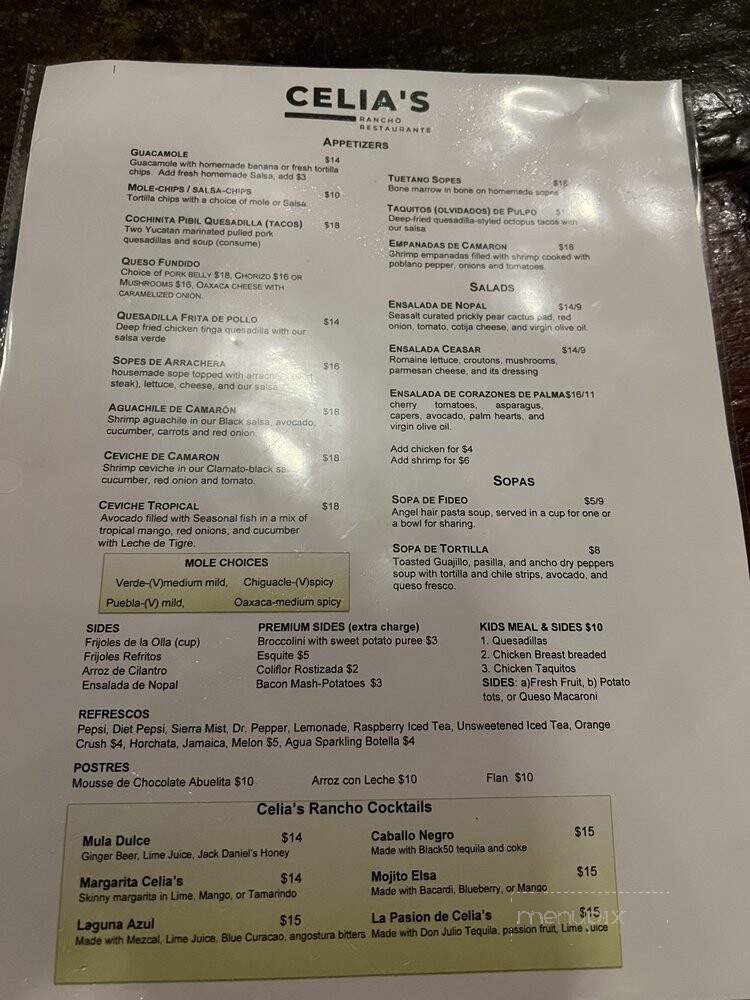Celia's Rancho Restaurante - Burbank, CA