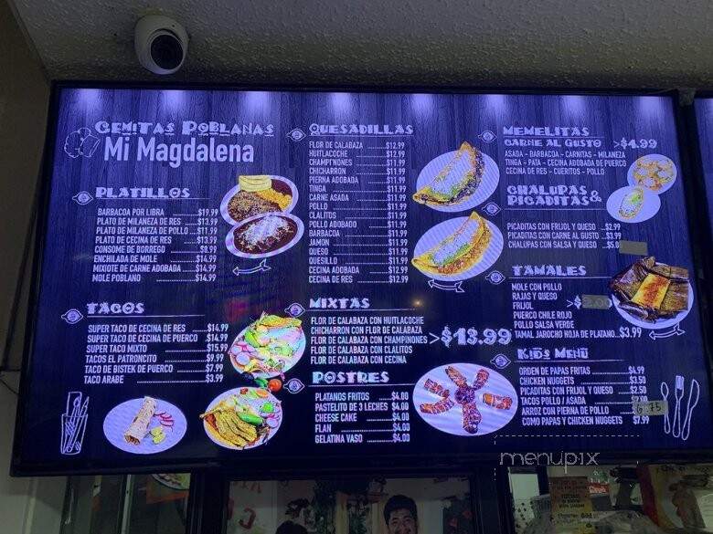 Cemitas Poblanas - Los Angeles, CA menu_pic