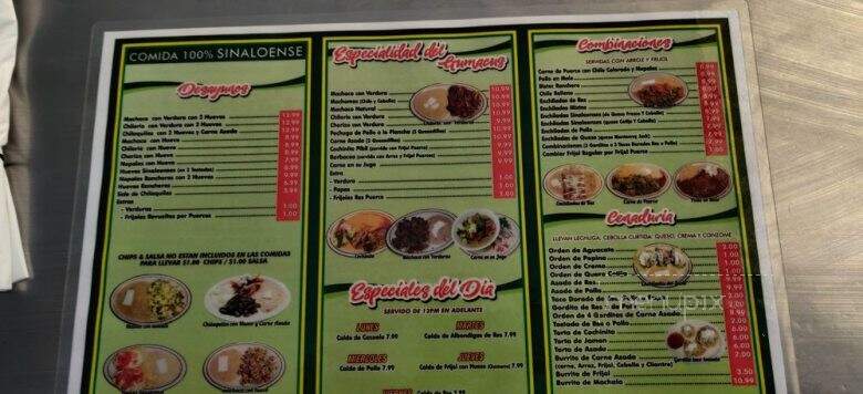 Cenaduria Gumacus - South Gate, CA menu_pic