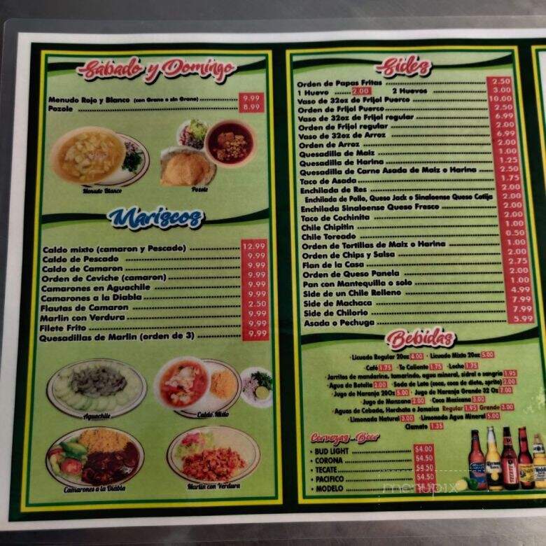 Cenaduria Gumacus - South Gate, CA menu_pic