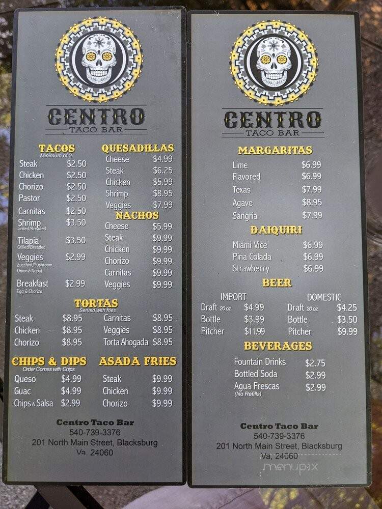 Centro Taco Bar - Blacksburg, VA