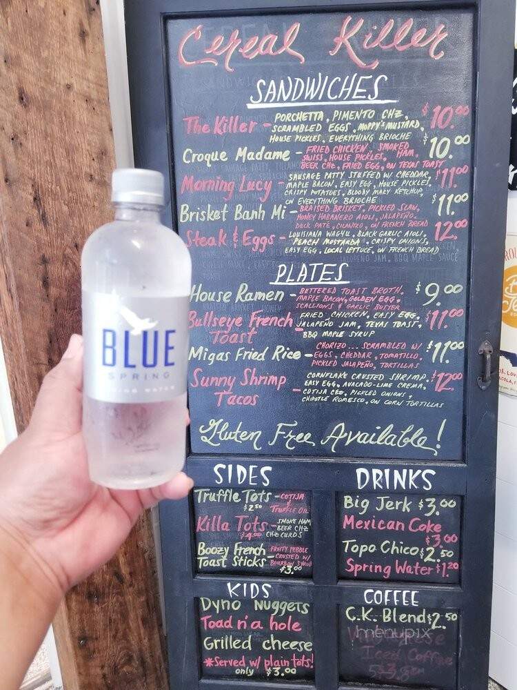 Cereal Killer - Fairhope, AL menu_pic