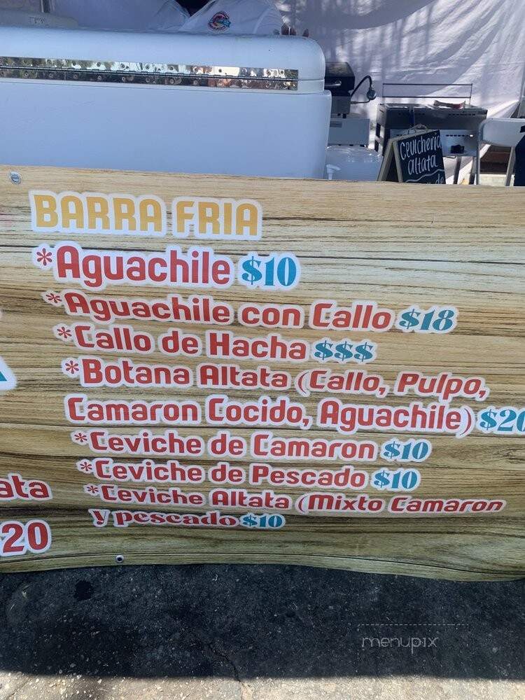 CevicheriaAltata - Los Angeles, CA menu_pic