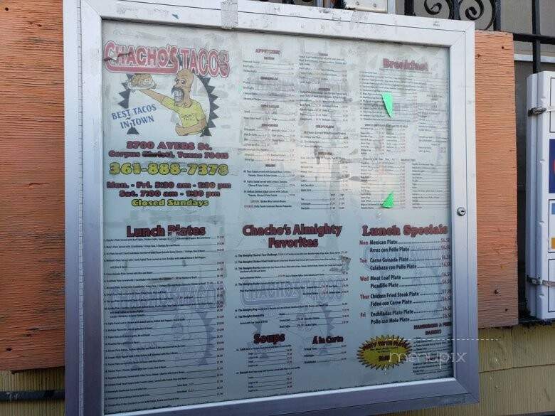 Taqueria La Carreta - Corpus Christi, TX menu_pic
