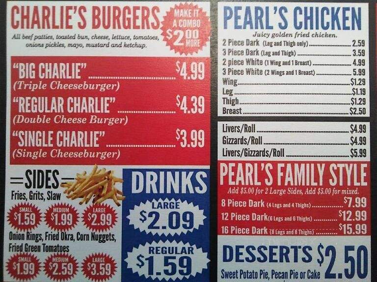 Charlie & Pearl Country Fried - Albany, GA