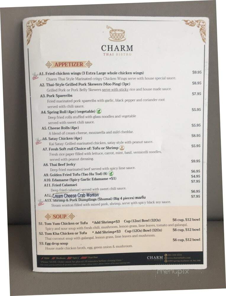 Charm Thai Bistro - Spring, TX