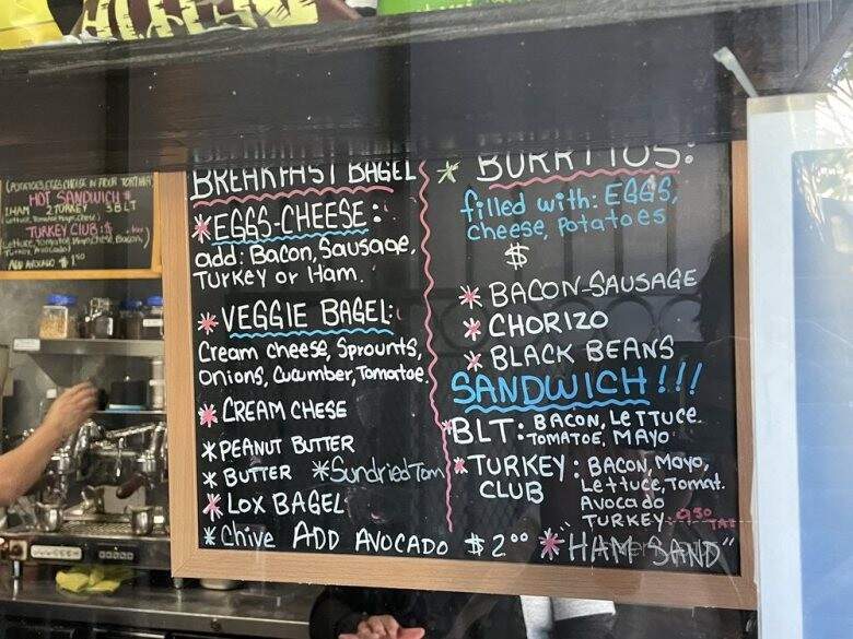Chatz Coffee Shop - San Francisco, CA menu_pic
