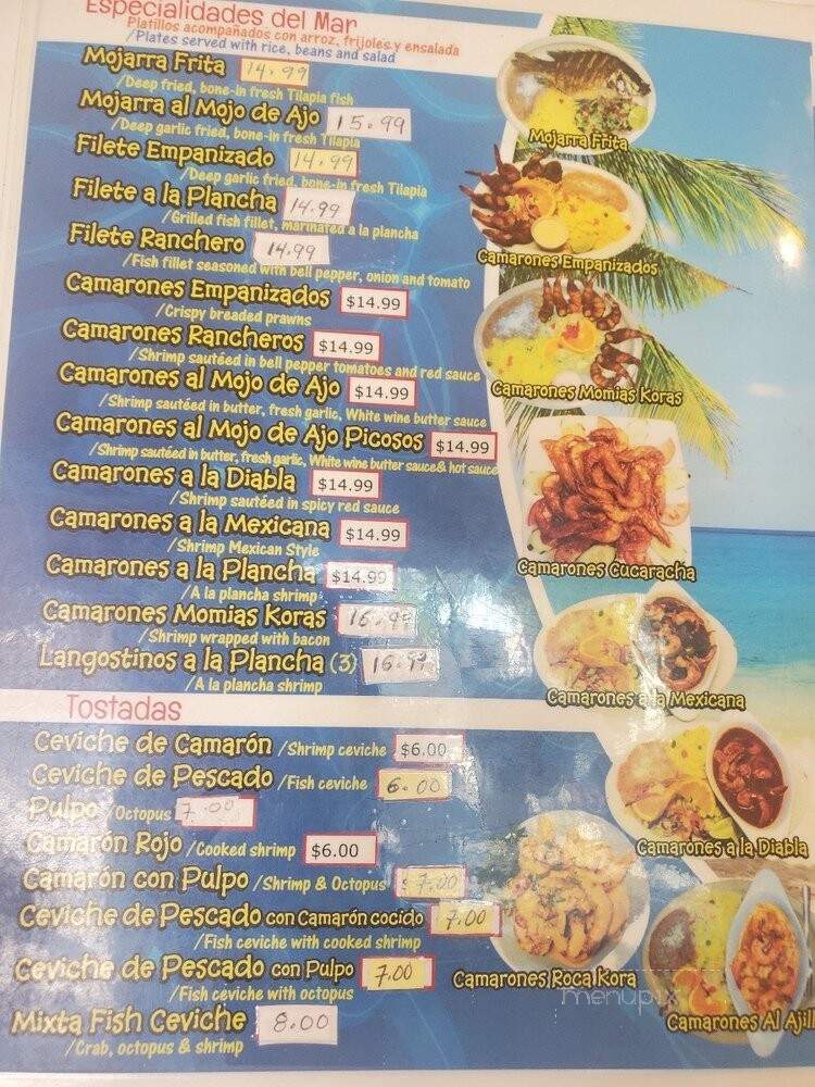 Checo's Restaurant - San Jose, CA menu_pic
