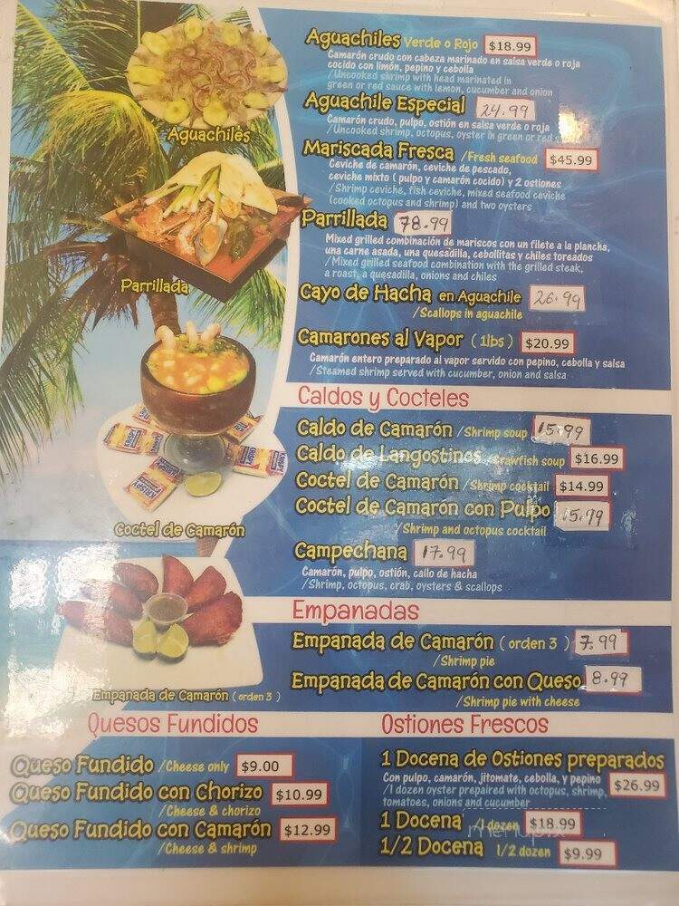 Checo's Restaurant - San Jose, CA menu_pic