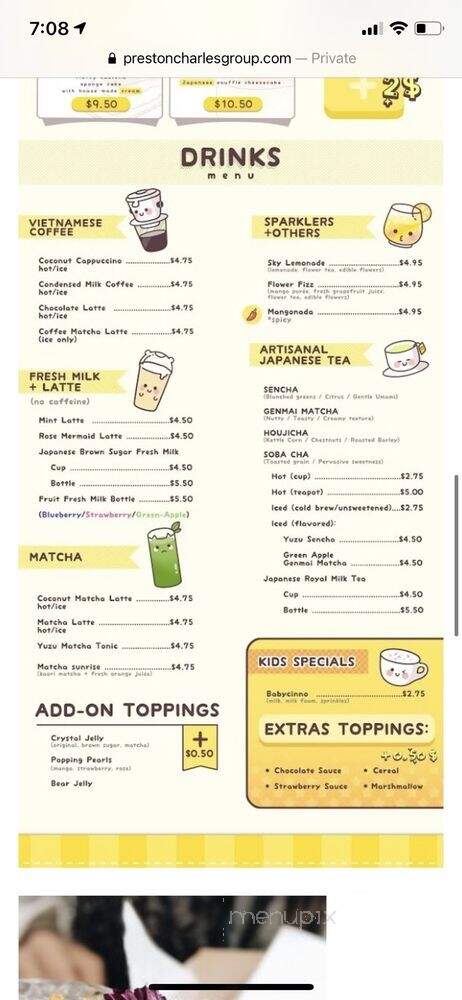 Cheesetella - Buena Park, CA menu_pic