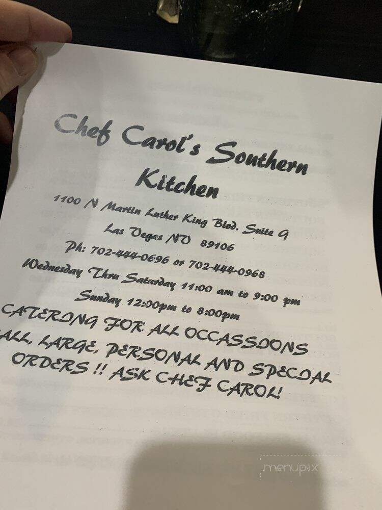 Chef Carol's Southern Kitchen - Las Vegas, NV
