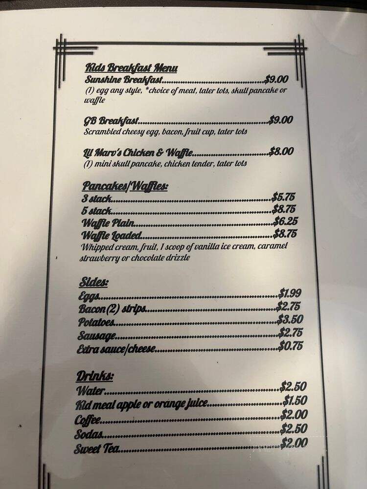 Chef X - Green Cove Springs, FL menu_pic