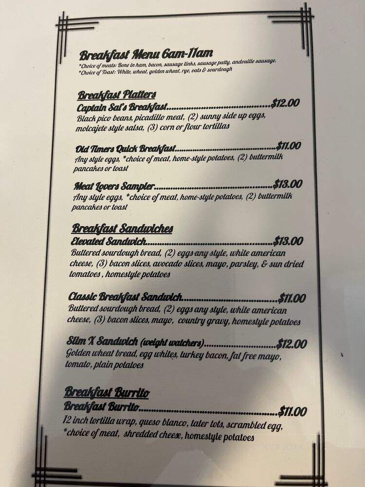 Chef X - Green Cove Springs, FL menu_pic