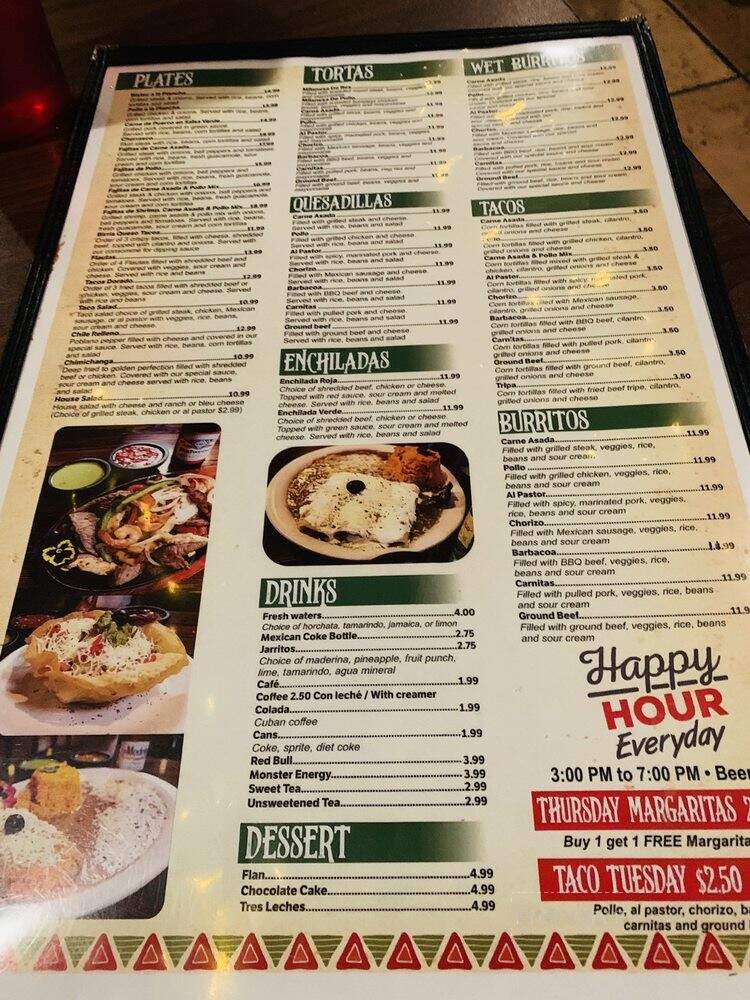 Chela's Mexican Food - Palm Springs, FL menu_pic