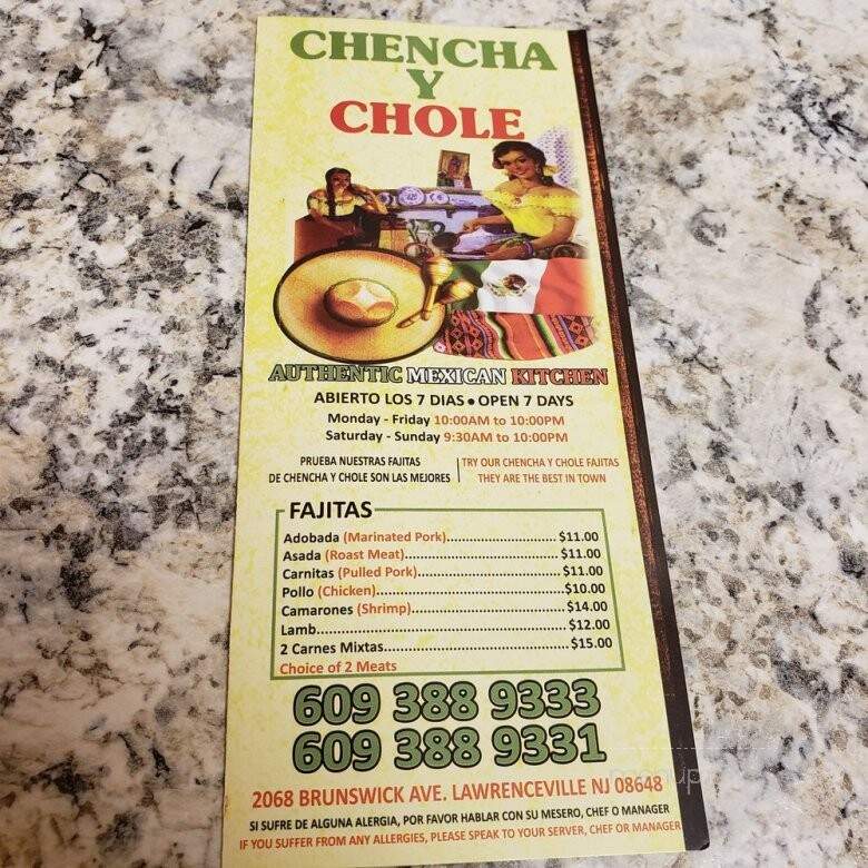 Chencha Y Chole - Lawrence Township, NJ