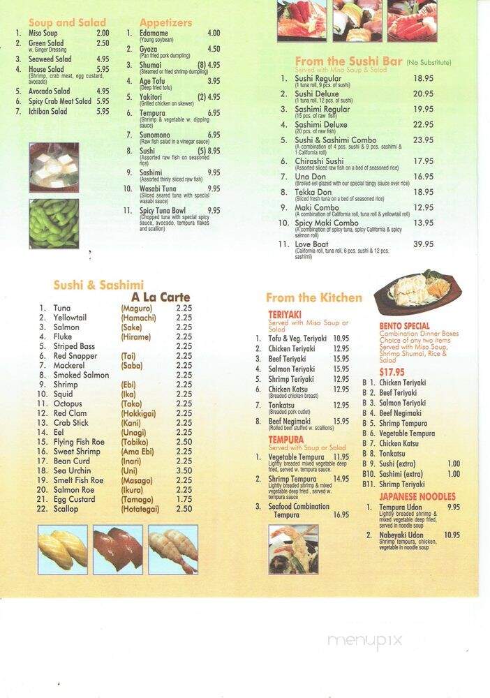 Chen Young Kitchen - Wappingers Falls, NY menu_pic