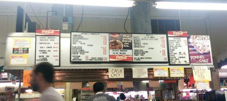 Cheska's Snackbar - Berlin, NJ menu_pic