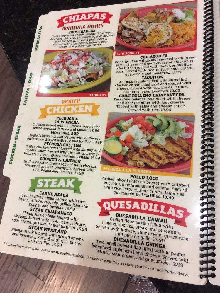 Chiapas Mexican Grill - Moraine, OH