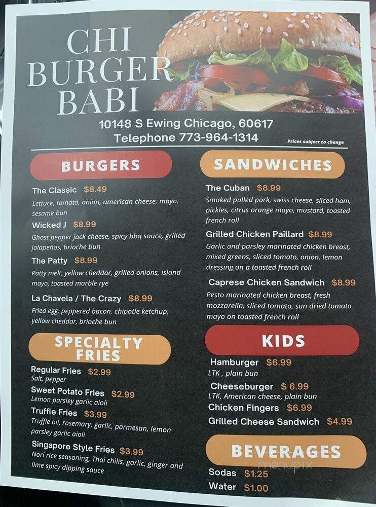 Chi Burger Babi - Chicago, IL