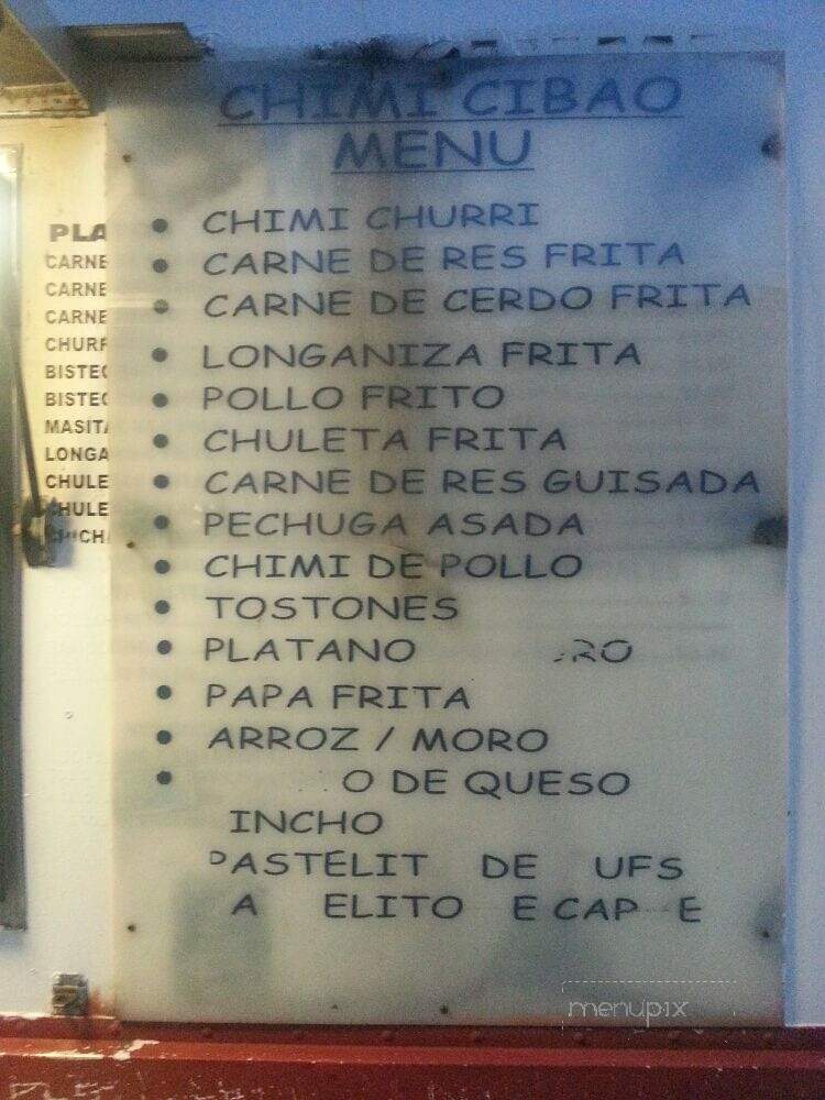 Chimi Cibao - Corona, NY menu_pic
