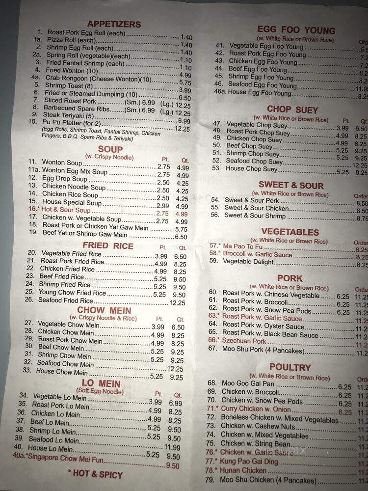 China House - Philadelphia, PA menu_pic