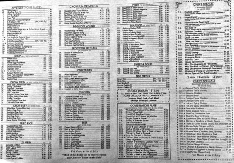 China Wok Chinese Kitchen - Valley Stream, NY menu_pic