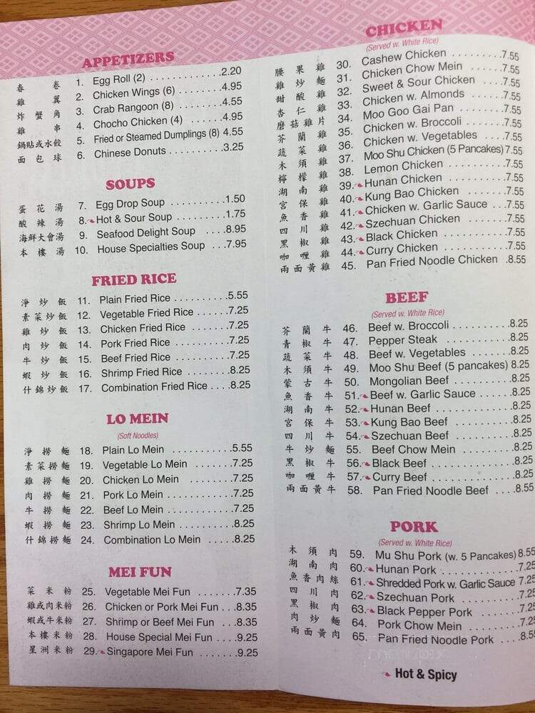 China China Express - Springfield, MO menu_pic