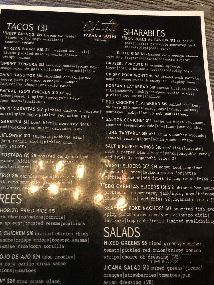 Chinitas - Henderson, NV menu_pic