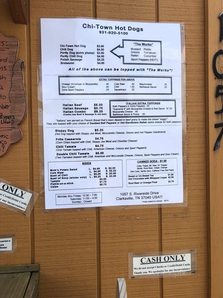 i-Town Hot Dogs - Clarksville, TN menu_pic