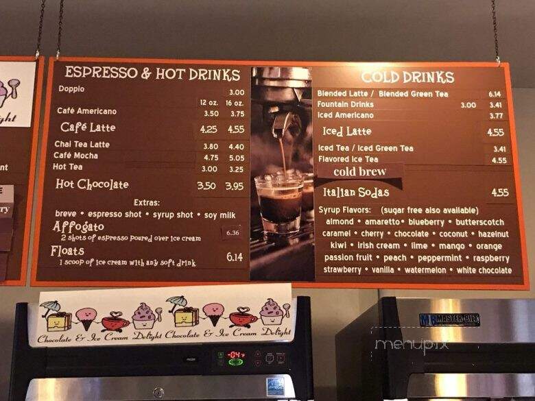Chocolate & Ice Cream Delight - Seattle, WA menu_pic