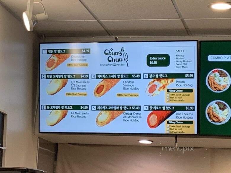 Chung Chun Rice Hotdog - Buena Park, CA menu_pic