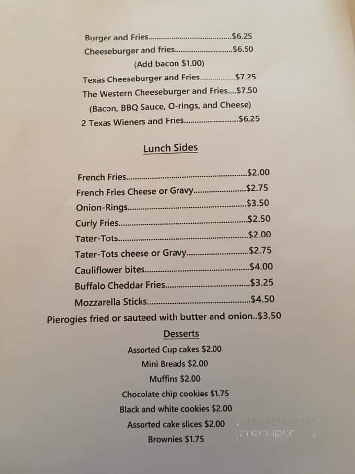 Church Street Cafe - Jessup, PA menu_pic